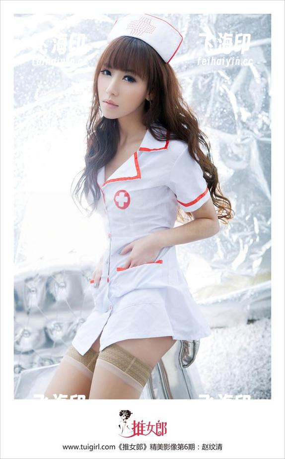 TuiGirl推女郎 - 原图体验，白衬衫的林清儿让人感觉一阵清爽，呼吸都变得轻松了。